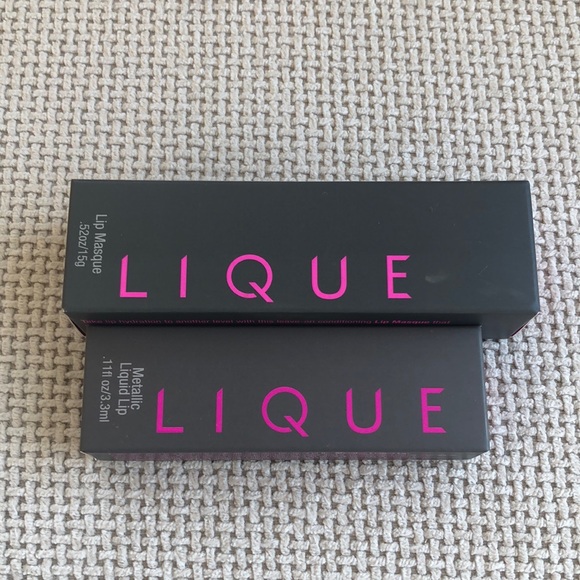 Lique 2pc lipstick set new in box sealed colors blushing and scandal - Picture 2 of 5
